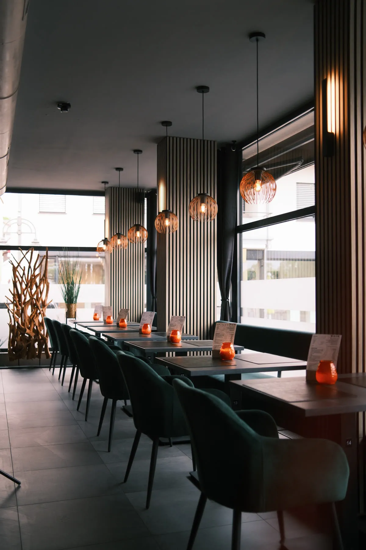 Stimmungsvolles Detail aus dem Alex Steakhouse am Bodensee
